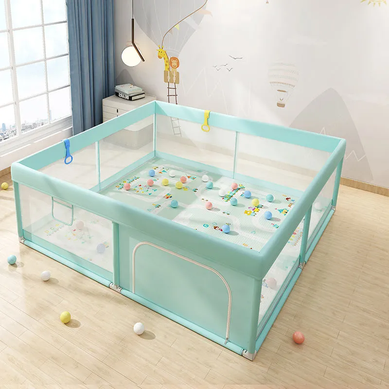 Parc pour bébé, grand parc de 79 X 71 pouces avec barrière pour les tout-petits