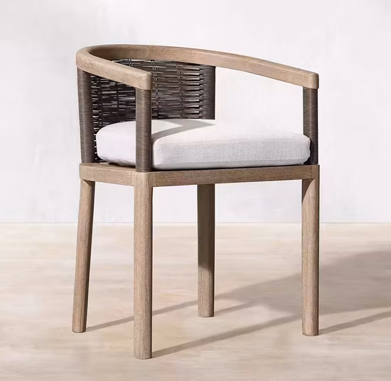 Chaise de Table de balcon, Table à thé, meubles de loisirs d'intérieur et d'extérieur, en rotin, pour cour